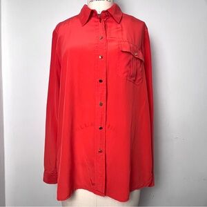 Sz. S Marc by Marc Jacobs Silk Button-Up Shirt
